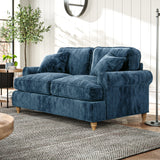 Alfie Navy Blue 2 Seater Sofa from Roseland Furniture