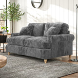 Alfie Charcoal Grey 2 Seater Sofa from Roseland Furniture