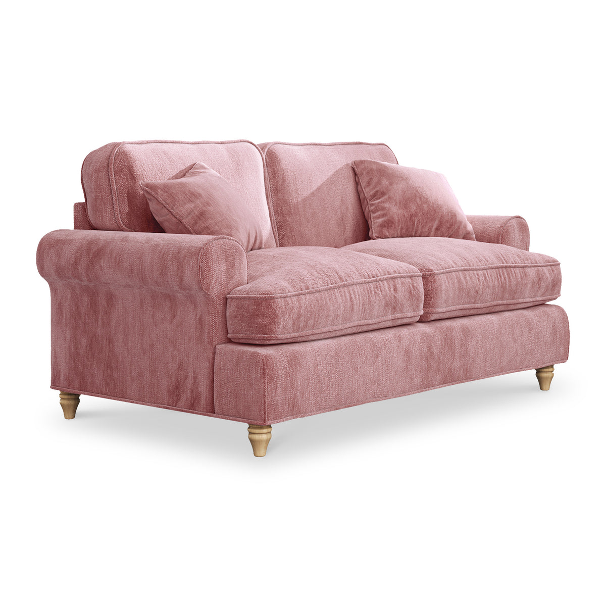 Alfie Plum Pink 2 Seater Sofa from Roseland Furniture