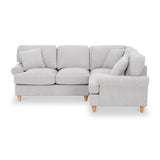 Alfie Woven Light Grey Right Hand Corner Sofa from Roseland Furniture