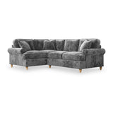 Alfie Charcoal Corner Sofa from Roseland Furniture