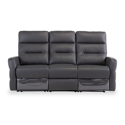 Harlem Leather Electric Reclining 3 Seater Sofa