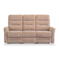 Dalton Mink Fabric Electric Reclining 3 Seater Couch
