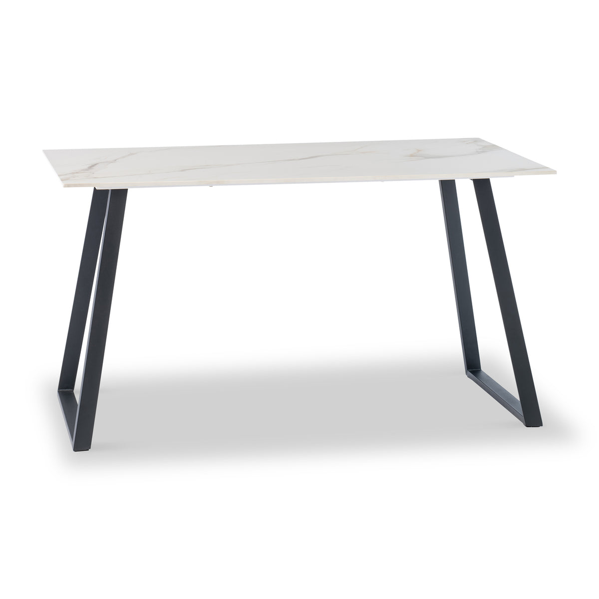 Nora White 1.4m Rectangular Dining Table for dining room