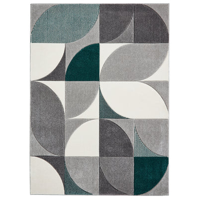 Regis Geometric Leaf Rug