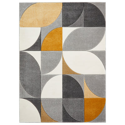 Regis Geometric Leaf Rug