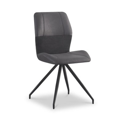 Ramiro Faux Suede Swivel Dining Chair