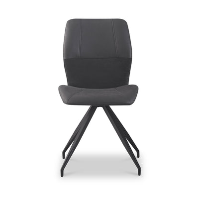 Ramiro Faux Suede Swivel Dining Chair