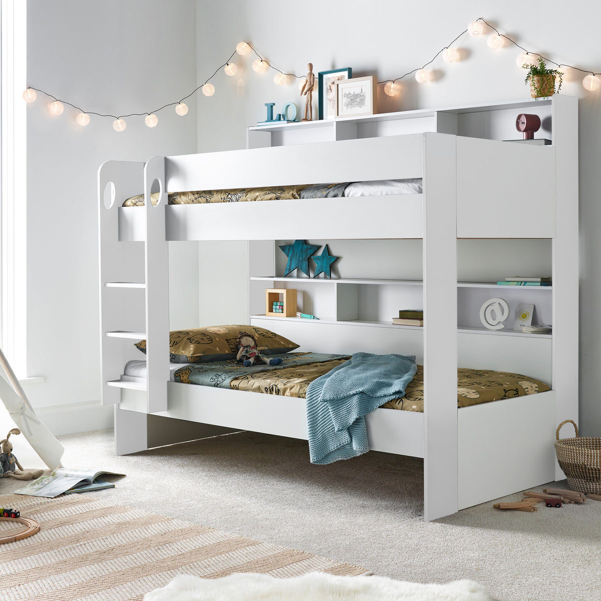 Ashbury White Storage Bunk Bed from Roseland Furniture