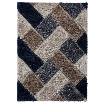 Lennox Geometric Shaggy Rug