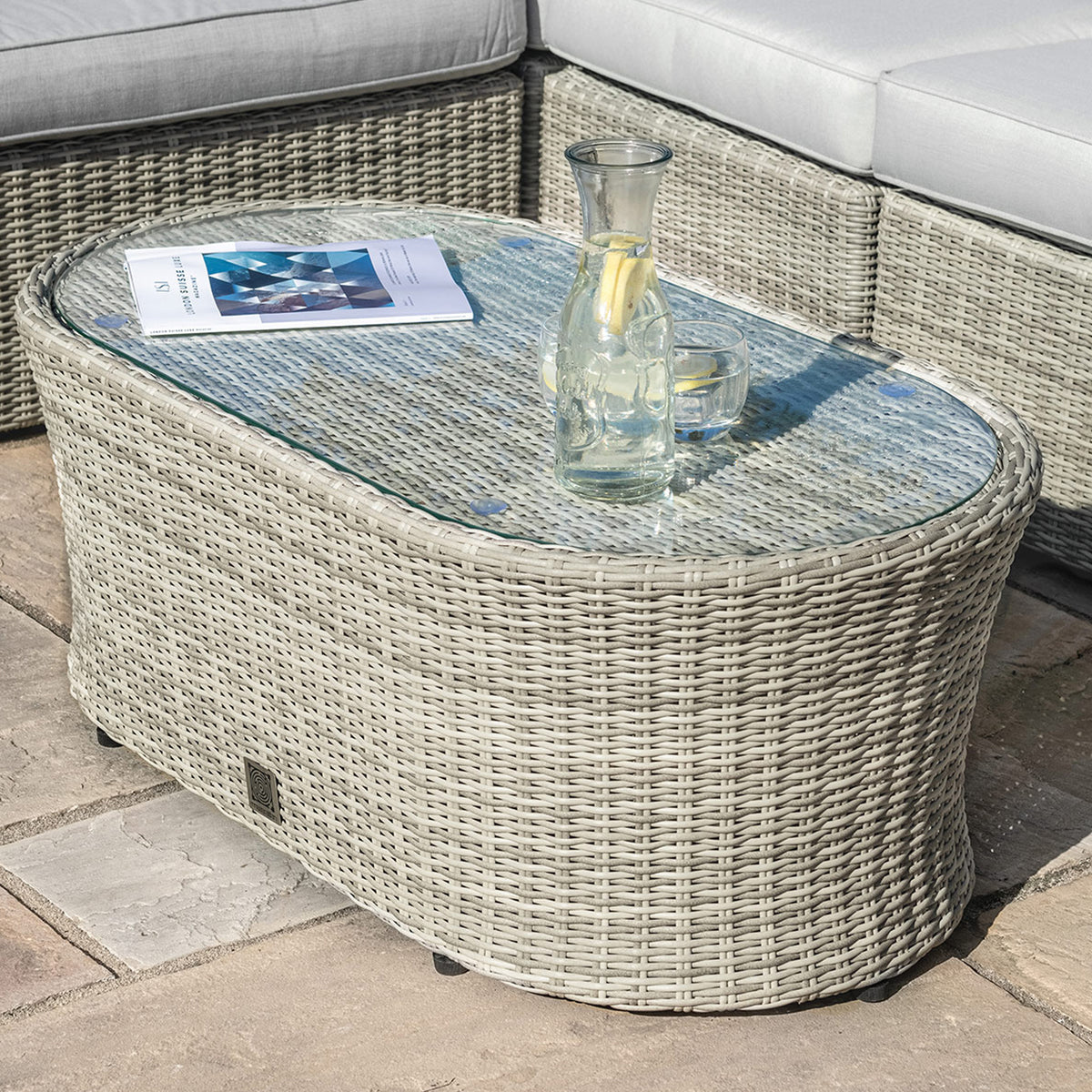 Maze Oxford Large Rattan Outdoor Corner Sofa Group