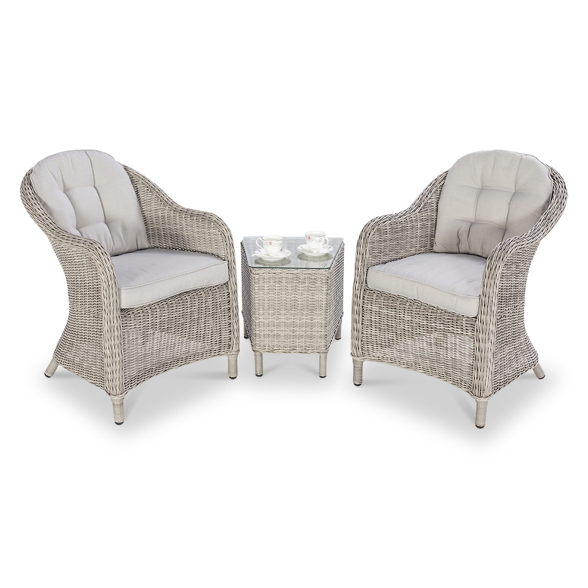 Maze Oxford 3 Piece Rattan Bistro Set from Roseland Furniture