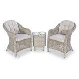 Maze Oxford 3 Piece Rattan Bistro Set from Roseland Furniture