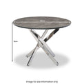 Parker Grey Round Dining Table