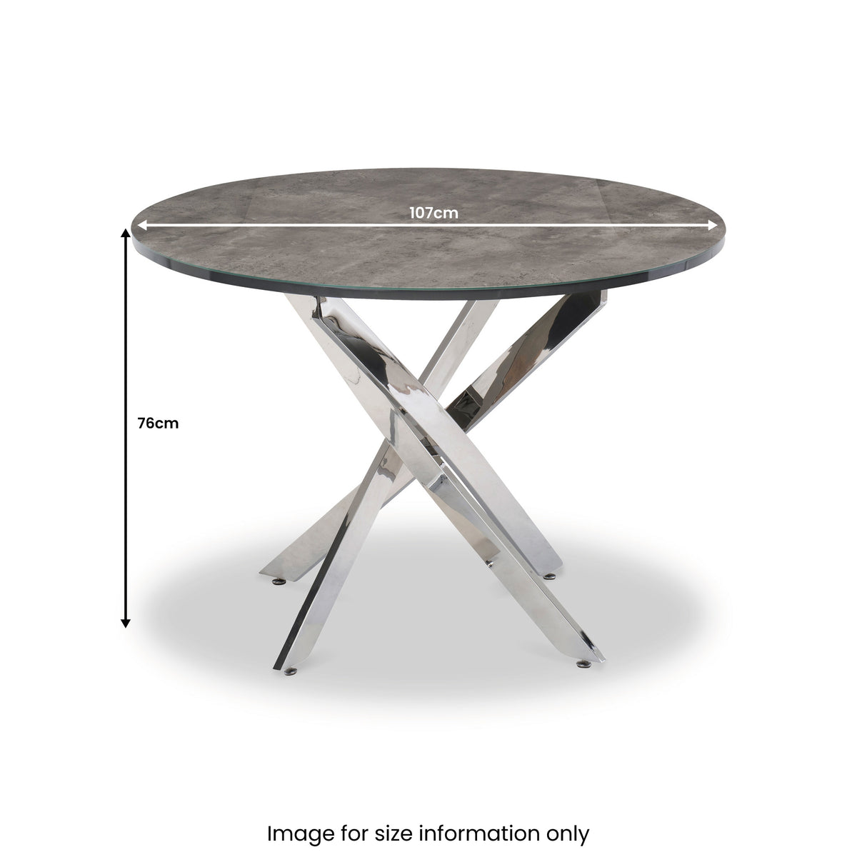 Parker Grey Round Dining Table