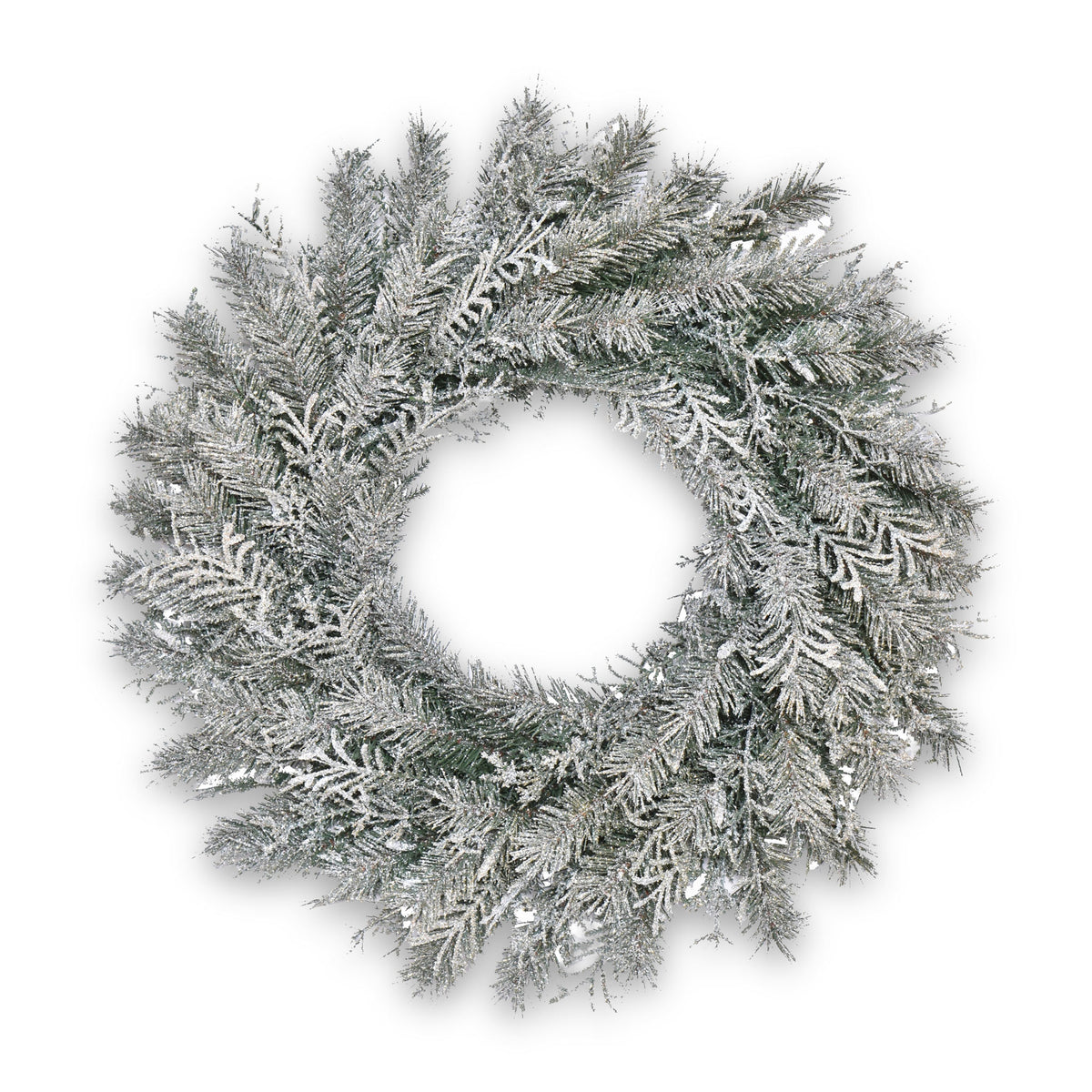 Snowy Stonington Fir 24" Wreath from Roseland Furniture