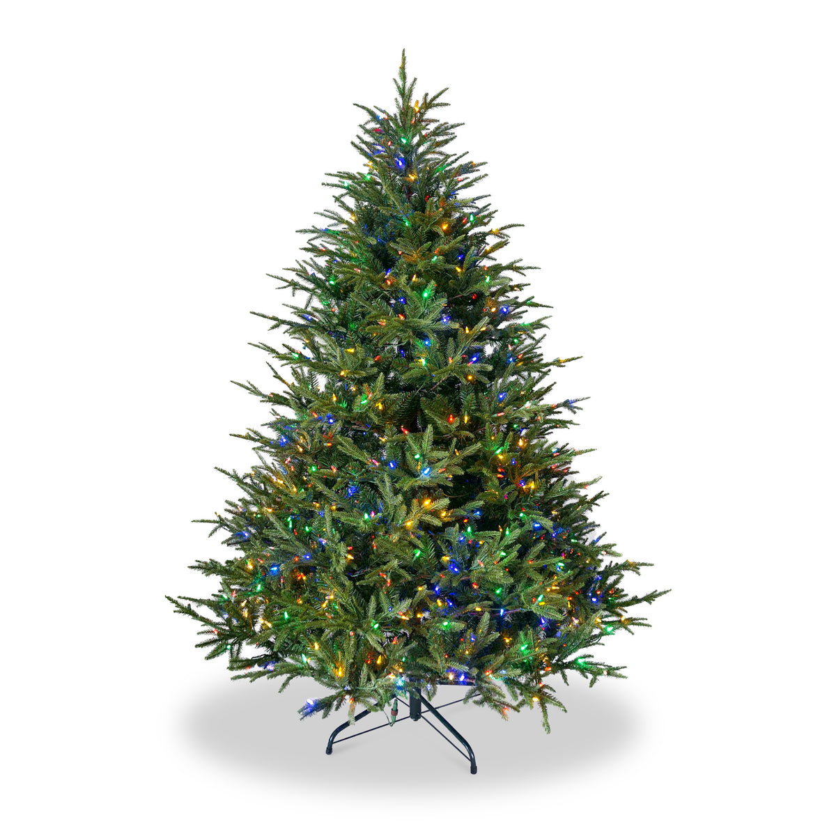 St. Nicholas Spruce Dual Coloured LED 7.5ft Christmas Tree from Roseland