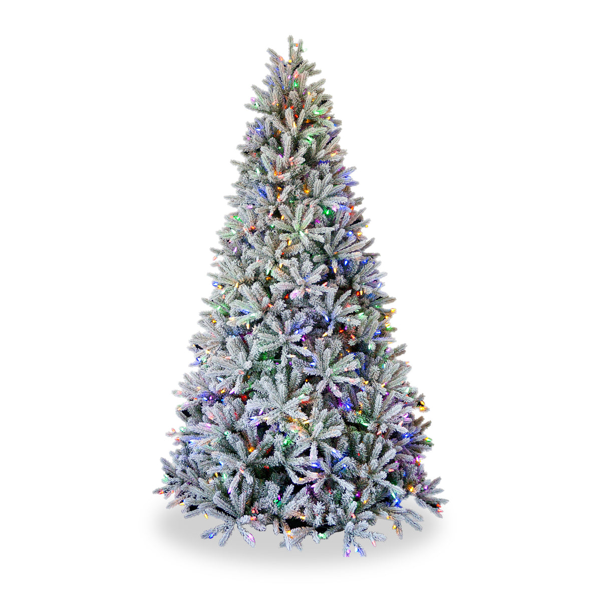 Snowy St Petersburg Fir Dual Coloured LED 7.5ft Christmas Tree from Roseland