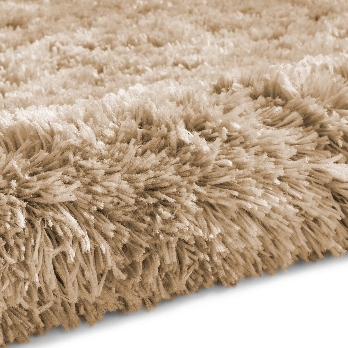 Hatton Beige Hand Tufted Shaggy Rug
