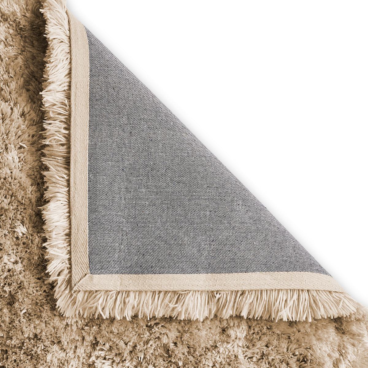 Hatton Beige Hand Tufted Shaggy Rug