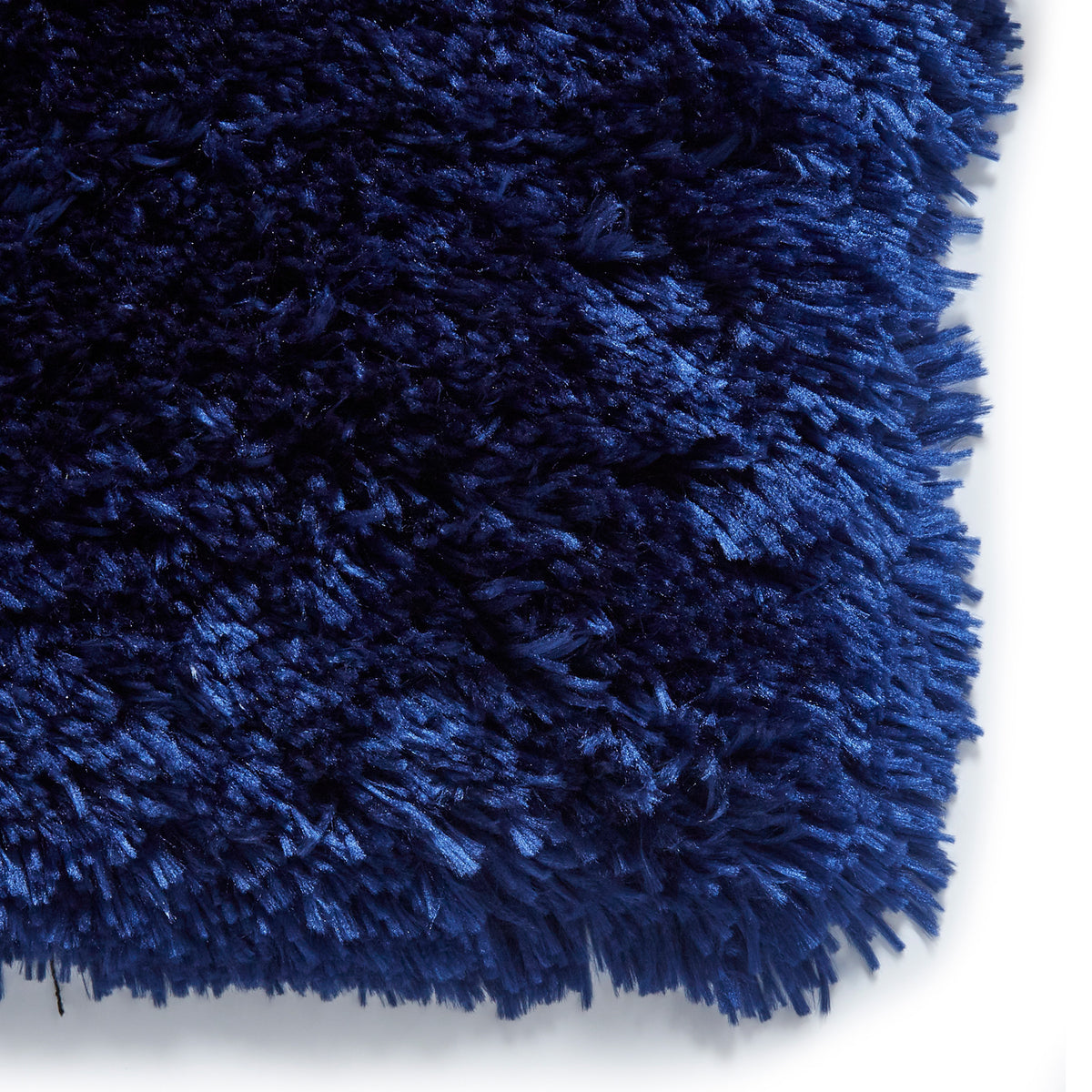 Hatton Navy Blue Hand Tufted Shaggy Rug