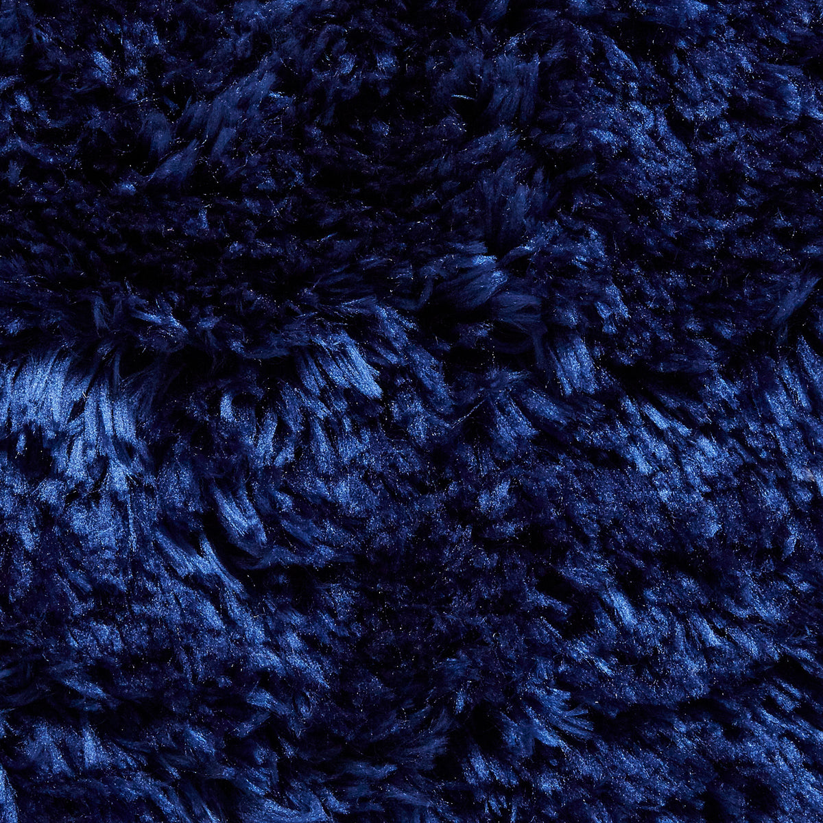 Hatton Navy Blue Hand Tufted Shaggy Rug