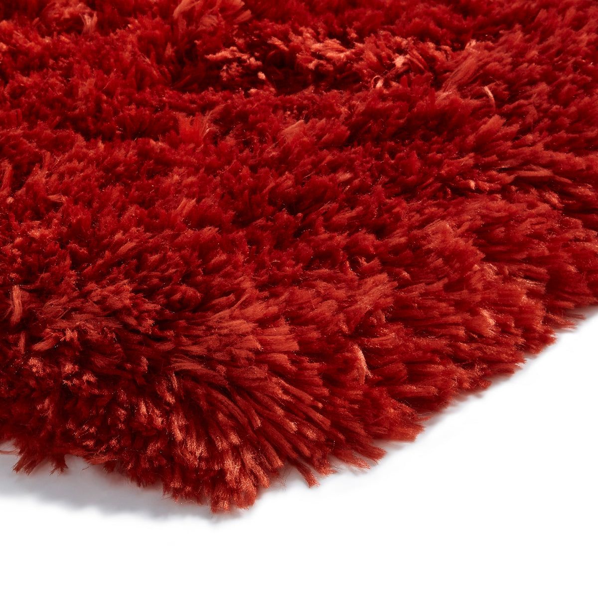 Hatton Terracotta Hand Tufted Shaggy Rug