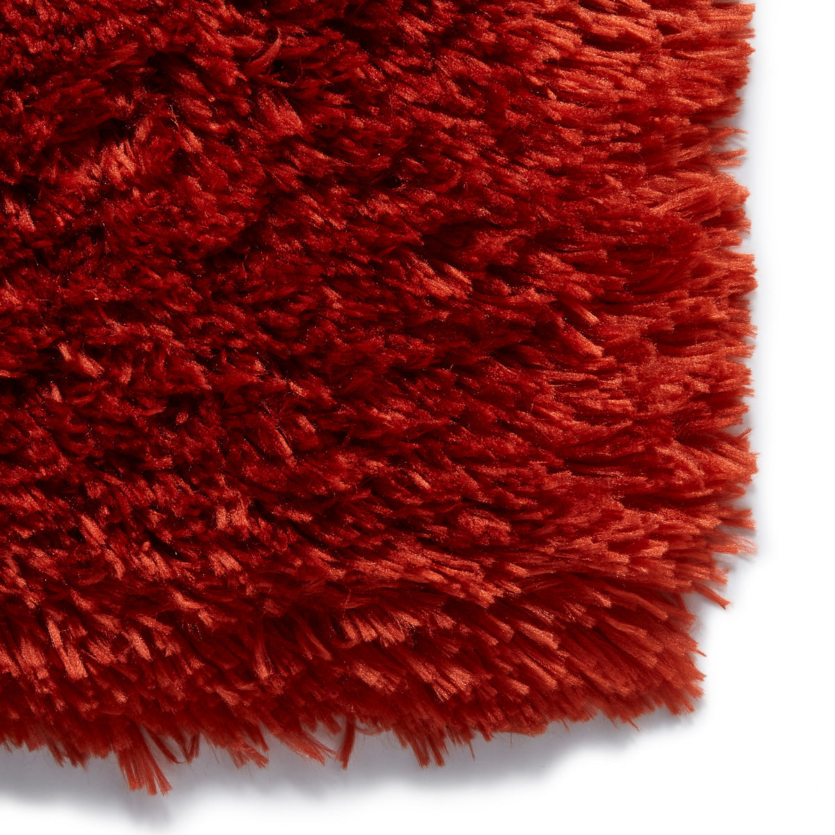 Hatton Terracotta Hand Tufted Shaggy Rug