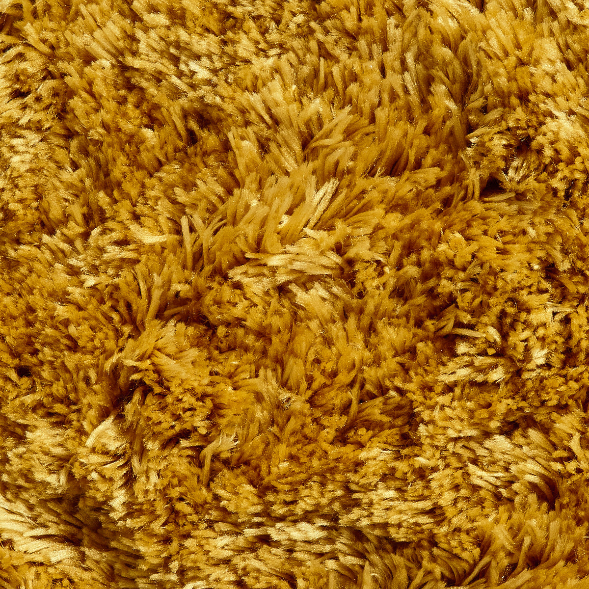 Hatton Yellow Hand Tufted Shaggy Rug