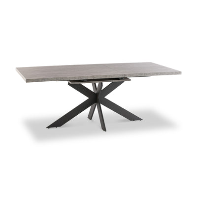Harald 160cm Light Grey Extending Dining Table