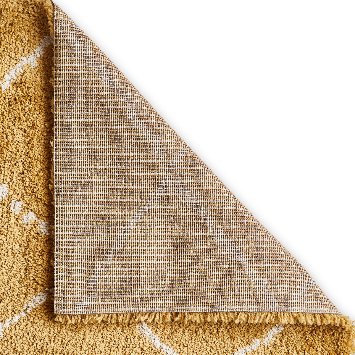 Webster Yellow Diamond Two Toned Rug