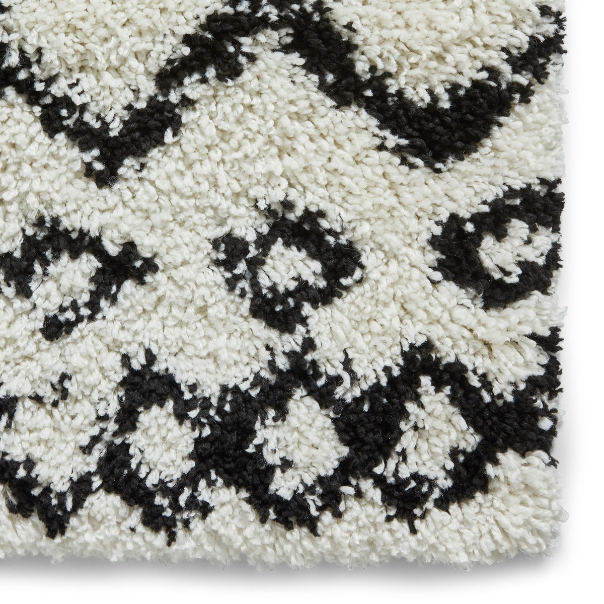 Durham Berber Abstract Shaggy Rug