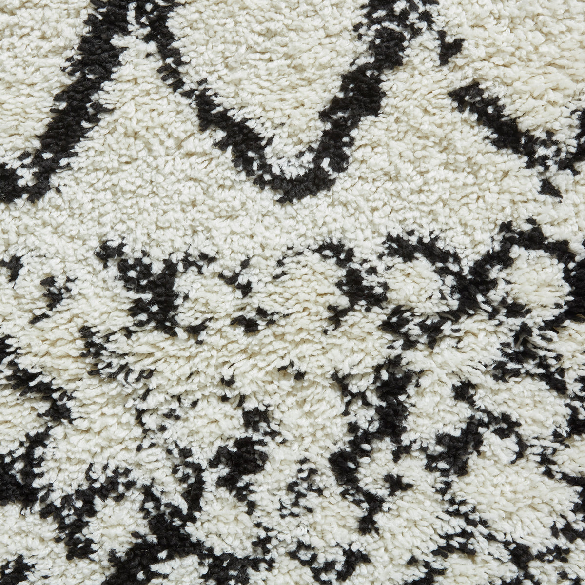 Durham Berber Abstract Shaggy Rug
