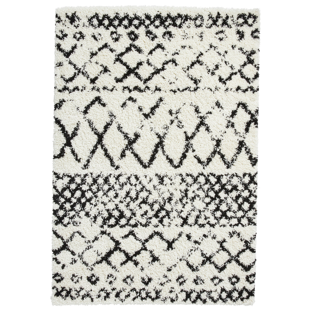 Durham Berber Abstract Shaggy Rug from Roseland Furniture
