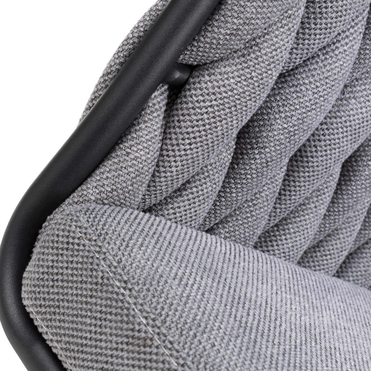 Carys Grey Braided Accent Chair