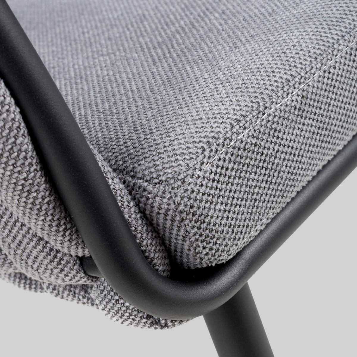 Carys Grey Braided Accent Chair