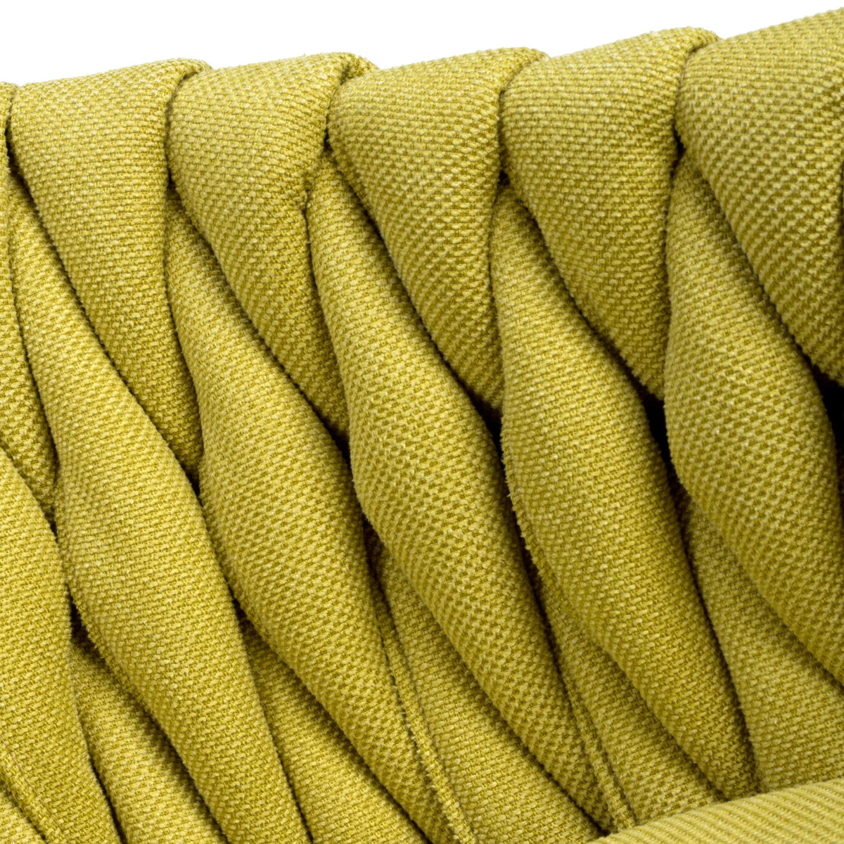 Carys Yellow Braided Accent Chair