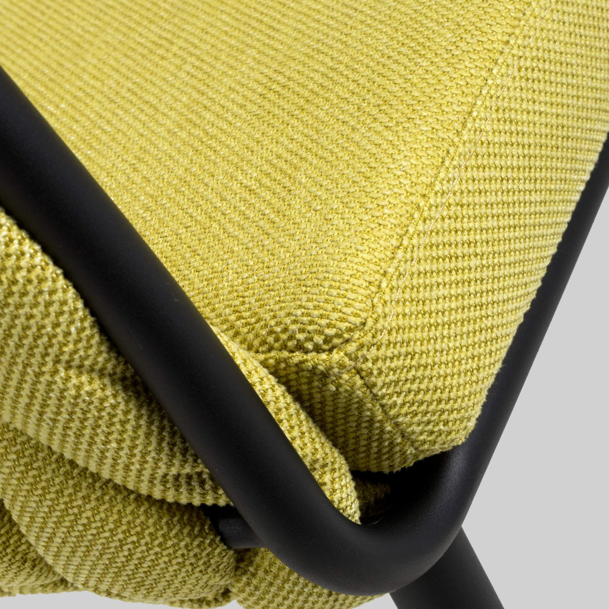 Carys Yellow Braided Accent Chair