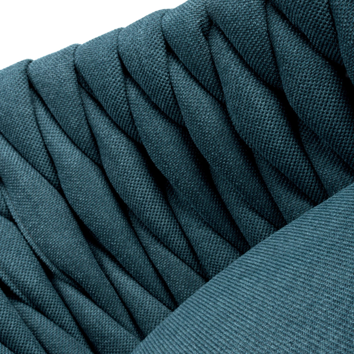 Carys Blue Braided Accent Chair