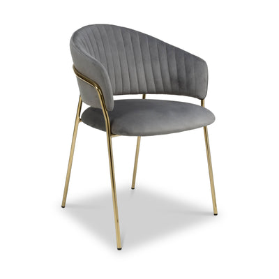 Elven Brushed Velvet Dining Chair