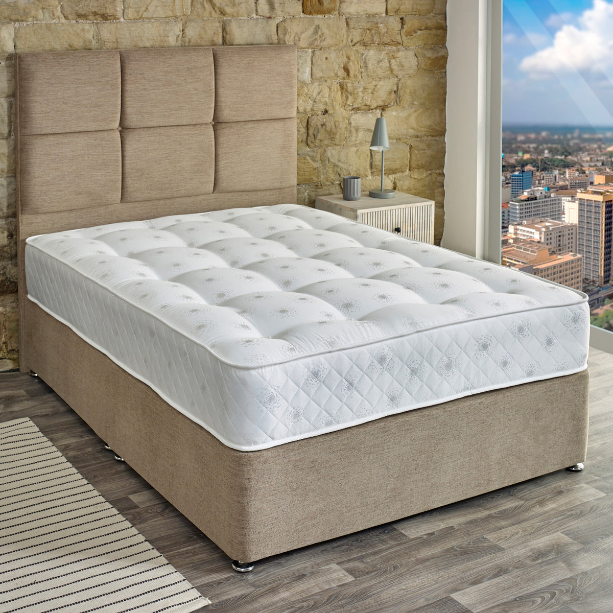Simply Damask 1000 Spring Mattress from Roseland Sleep