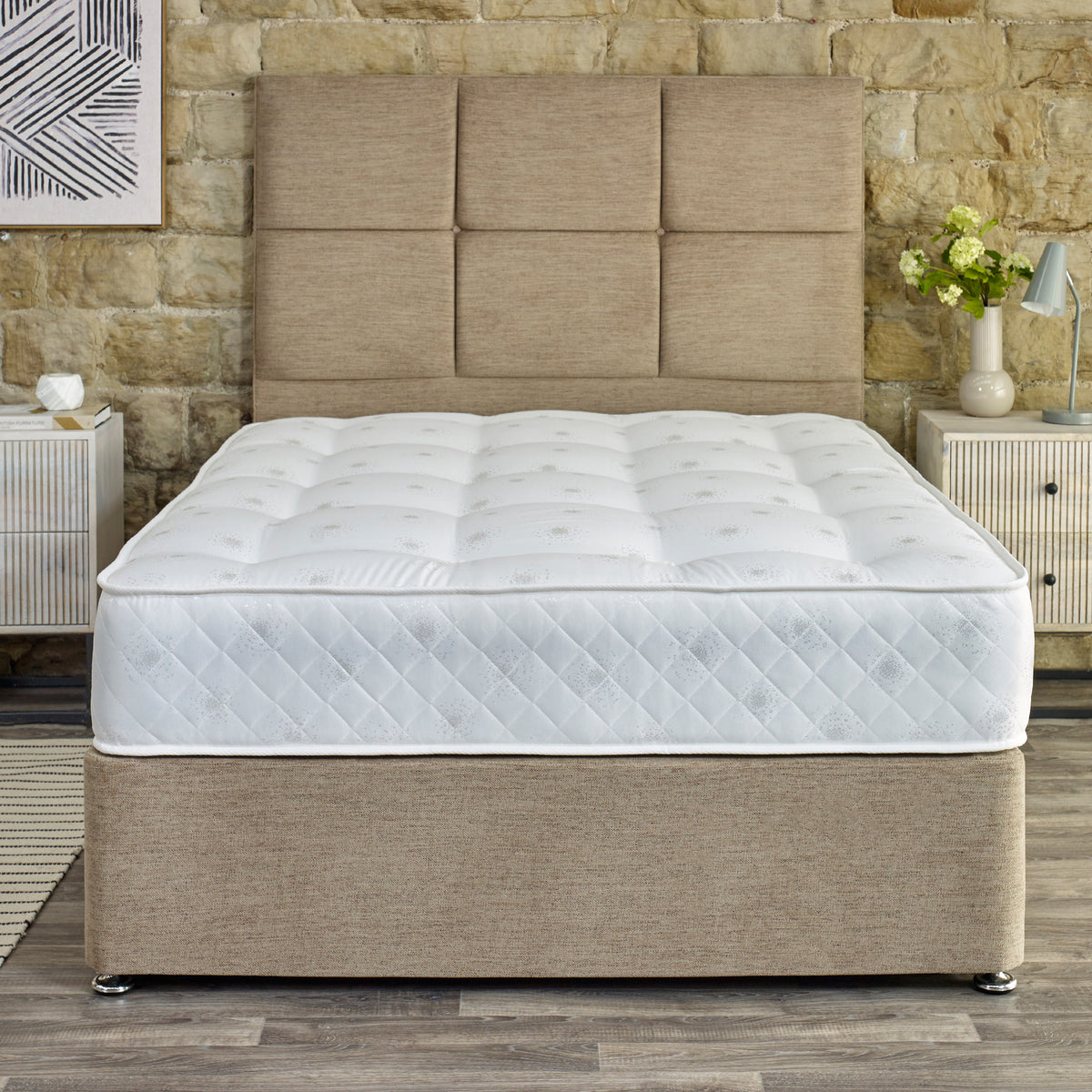 Simply Damask 1000 Spring Mattress from Roseland Sleep