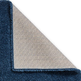 Roswell Dark Blue Stain Resistant Shaggy Rug