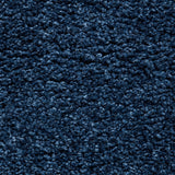 Roswell Dark Blue Stain Resistant Shaggy Rug