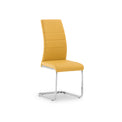 Jackson Yellow Faux Leather Dining Chair from Roseland Furniture