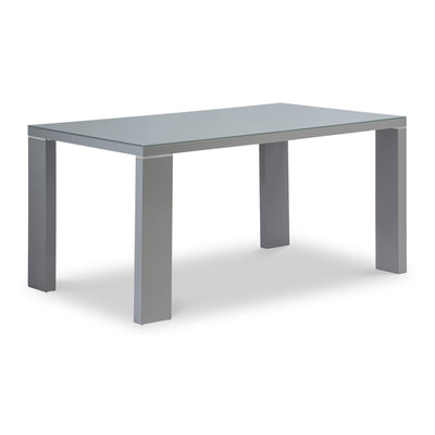 Jackson Grey Gloss Rectangular Dining Table