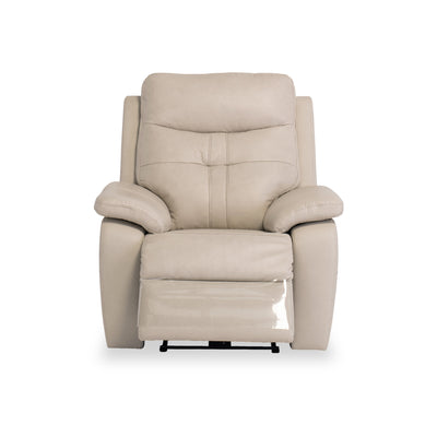 Talbot Leather Electric Reclining Armchair