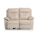 Talbot Stone Leather Electric Reclining 2 Seater Sofa
