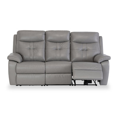 Talbot Leather Electric Reclining 3 Seater Sofa