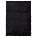 Dorset Black Hand Tufted Super Teddy Rug from Roseland Furniture